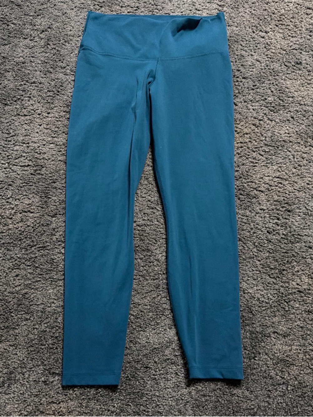 Nike Yoga blue high-waisted leggings